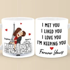 You Are My Always And Forever - Couple Personalized Custom Mug - Gift For Husband Wife, Anniversary