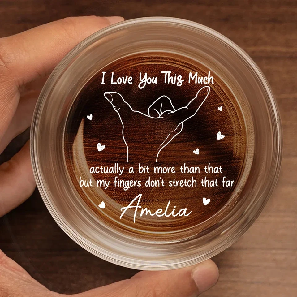 My Love Outgrows Every Boundary - Couple Personalized Custom Whiskey Glass - Gift For Husband Wife, Anniversary 2 My Love Outgrows Every Boundary - Couple Personalized Custom Whiskey Glass - Gift For Husband Wife, Anniversary - Image 2