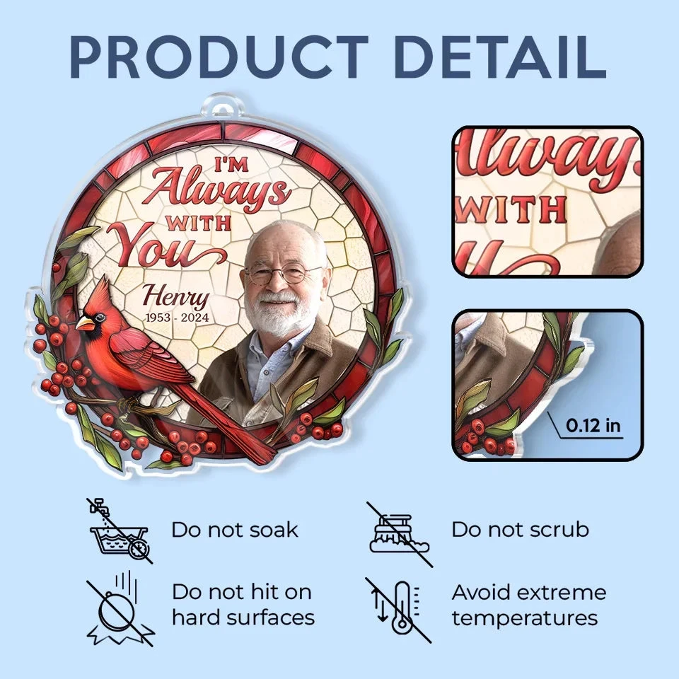 Custom Photo Loving You Forever - Memorial Personalized Custom Car Ornament - Acrylic Custom Shaped - Sympathy Gift For Family Members 5 Custom Photo Loving You Forever - Memorial Personalized Custom Car Ornament - Acrylic Custom Shaped - Sympathy Gift For Family Members - Image 5