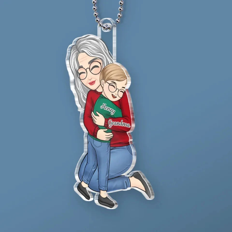 A Little Bit Parent, A Little Bit Best Friend - Family Personalized Custom Car Ornament - Acrylic Custom Shaped - Gift For Grandma 3 A Little Bit Parent, A Little Bit Best Friend - Family Personalized Custom Car Ornament - Acrylic Custom Shaped - Gift For Grandma - Image 3