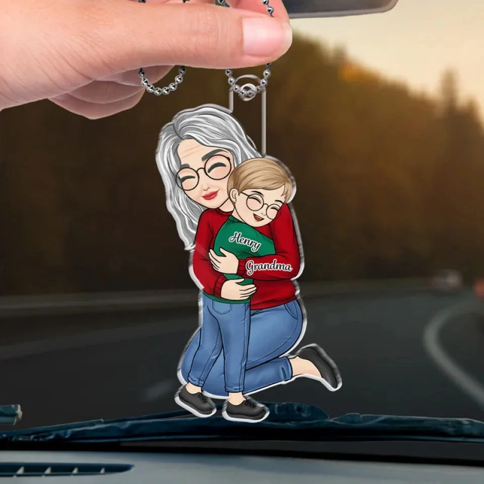 A Little Bit Parent, A Little Bit Best Friend - Family Personalized Custom Car Ornament - Acrylic Custom Shaped - Gift For Grandma 4 A Little Bit Parent, A Little Bit Best Friend - Family Personalized Custom Car Ornament - Acrylic Custom Shaped - Gift For Grandma - Image 4