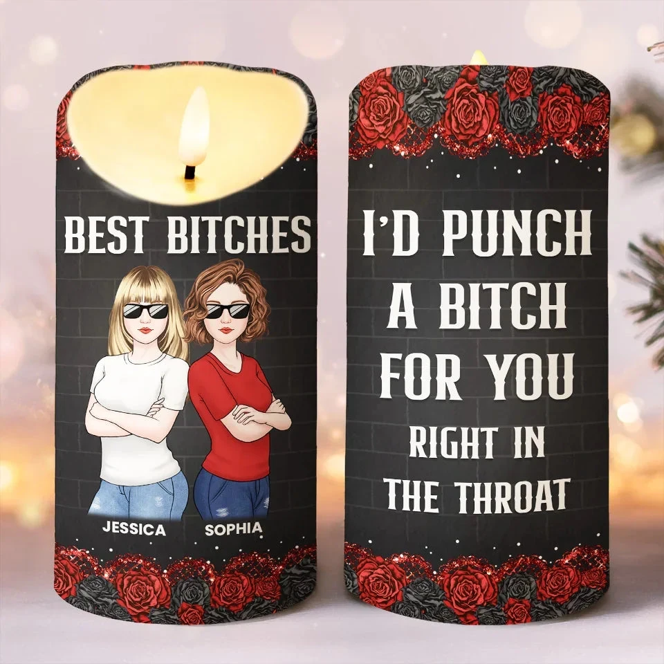 Always Ready To Defend You - Bestie Personalized Custom LED Candle - Gift For Best Friends, BFF, Sisters 1 Always Ready To Defend You - Bestie Personalized Custom LED Candle - Gift For Best Friends, BFF, Sisters