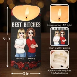 Always Ready To Defend You - Bestie Personalized Custom LED Candle - Gift For Best Friends, BFF, Sisters 7 Always Ready To Defend You - Bestie Personalized Custom LED Candle - Gift For Best Friends, BFF, Sisters -Pawfect House Store 67596b967478e
