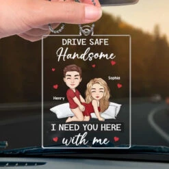 I Need You Here With Me - Couple Personalized Custom Car Ornament - Acrylic Custom Shaped - Gift For Husband Wife, Anniversary 8 I Need You Here With Me - Couple Personalized Custom Car Ornament - Acrylic Custom Shaped - Gift For Husband Wife, Anniversary -Pawfect House Store 67596eab19efa