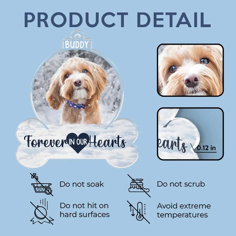 Custom Photo Goodbyes Are Not Forever - Memorial Personalized Custom Car Ornament - Acrylic Custom Shaped - Sympathy Gift For Pet Owners, Pet Lovers 5 Custom Photo Goodbyes Are Not Forever - Memorial Personalized Custom Car Ornament - Acrylic Custom Shaped - Sympathy Gift For Pet Owners, Pet Lovers - Image 5