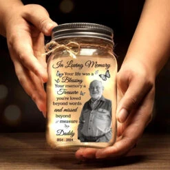 Custom Photo Loved Deeply, Missed Dearly - Memorial Personalized Custom Mason Jar Light - Sympathy Gift For Family Members 8 Custom Photo Loved Deeply, Missed Dearly - Memorial Personalized Custom Mason Jar Light - Sympathy Gift For Family Members -Pawfect House Store 675b7f3765e60