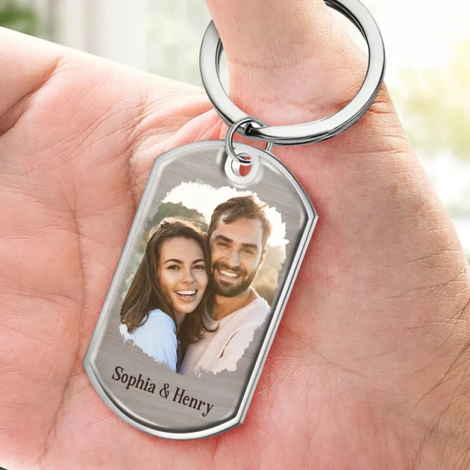 Custom Photo I Believe In You - Couple Personalized Custom Keychain - Christmas Gift For Husband Wife, Anniversary 3 Custom Photo I Believe In You - Couple Personalized Custom Keychain - Christmas Gift For Husband Wife, Anniversary - Image 3