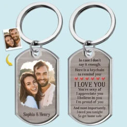 Custom Photo I Believe In You - Couple Personalized Custom Keychain - Christmas Gift For Husband Wife, Anniversary