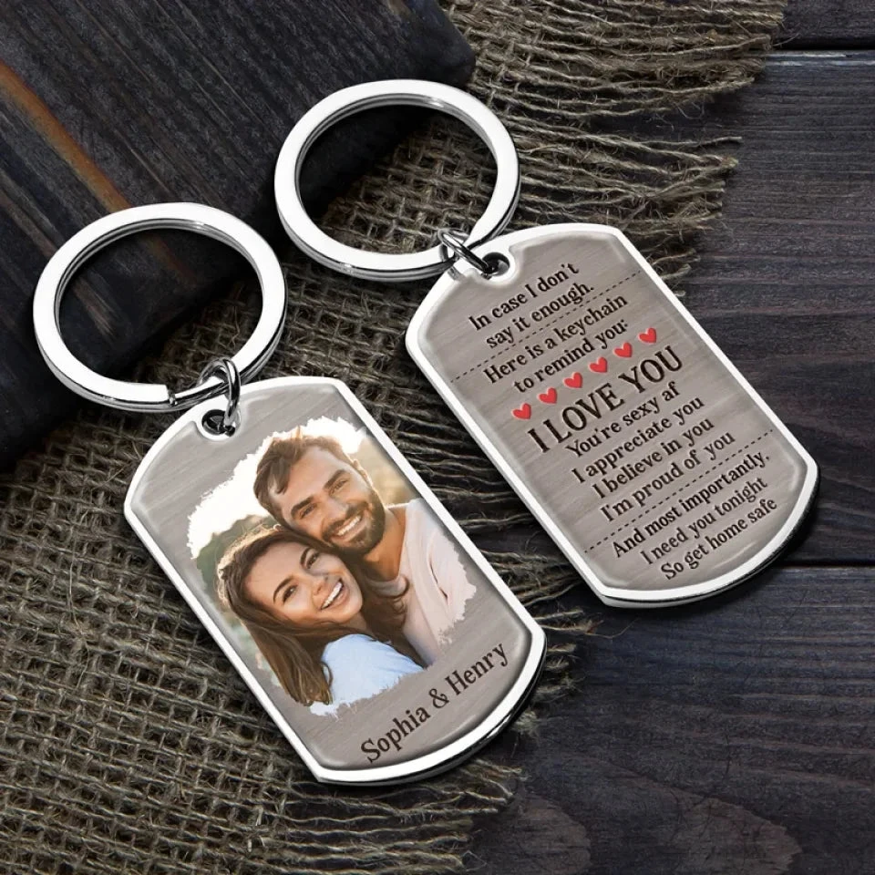 Custom Photo I Believe In You - Couple Personalized Custom Keychain - Christmas Gift For Husband Wife, Anniversary 4 Custom Photo I Believe In You - Couple Personalized Custom Keychain - Christmas Gift For Husband Wife, Anniversary - Image 4