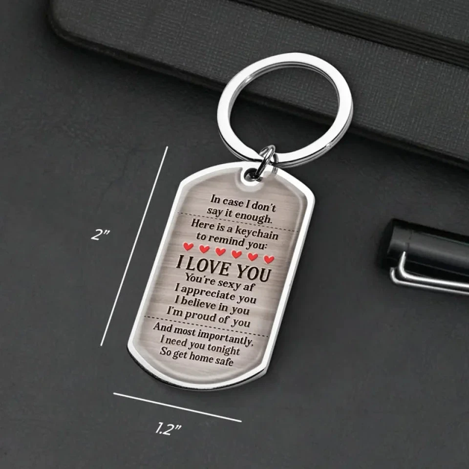 Custom Photo I Believe In You - Couple Personalized Custom Keychain - Christmas Gift For Husband Wife, Anniversary 5 Custom Photo I Believe In You - Couple Personalized Custom Keychain - Christmas Gift For Husband Wife, Anniversary - Image 5