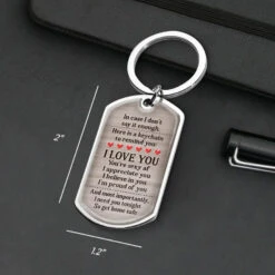 I Appreciate You, I Believe In You - Couple Personalized Custom Keychain - Christmas Gift For Husband Wife, Anniversary -Pawfect House Store 675bad7b3ae99