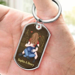 A Hug From You Feels Like Home - Couple Personalized Custom Keychain - Christmas Gift For Husband Wife, Anniversary 7 A Hug From You Feels Like Home - Couple Personalized Custom Keychain - Christmas Gift For Husband Wife, Anniversary -Pawfect House Store 675bad831bdc5