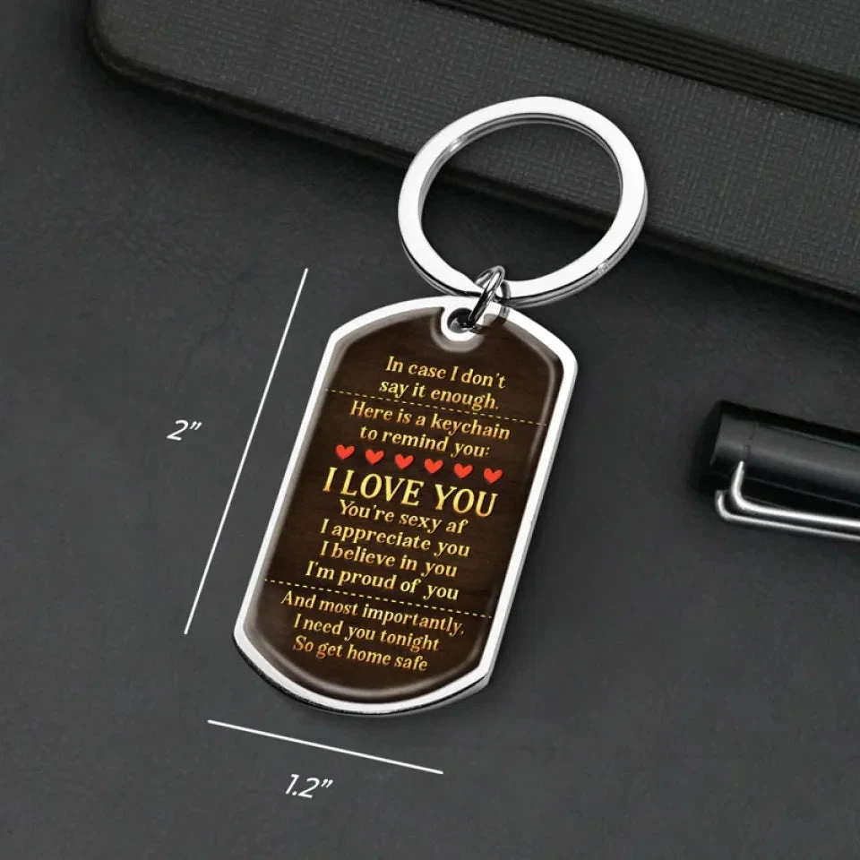 A Hug From You Feels Like Home - Couple Personalized Custom Keychain - Christmas Gift For Husband Wife, Anniversary 5 A Hug From You Feels Like Home - Couple Personalized Custom Keychain - Christmas Gift For Husband Wife, Anniversary - Image 5