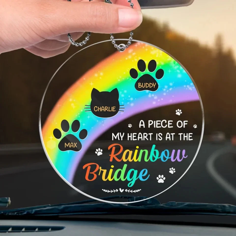 Much Loved Never Forgotten - Memorial Personalized Custom Car Ornament - Acrylic Custom Shaped - Sympathy Gift For Pet Owners, Pet Lovers 4 Much Loved Never Forgotten - Memorial Personalized Custom Car Ornament - Acrylic Custom Shaped - Sympathy Gift For Pet Owners, Pet Lovers - Image 4