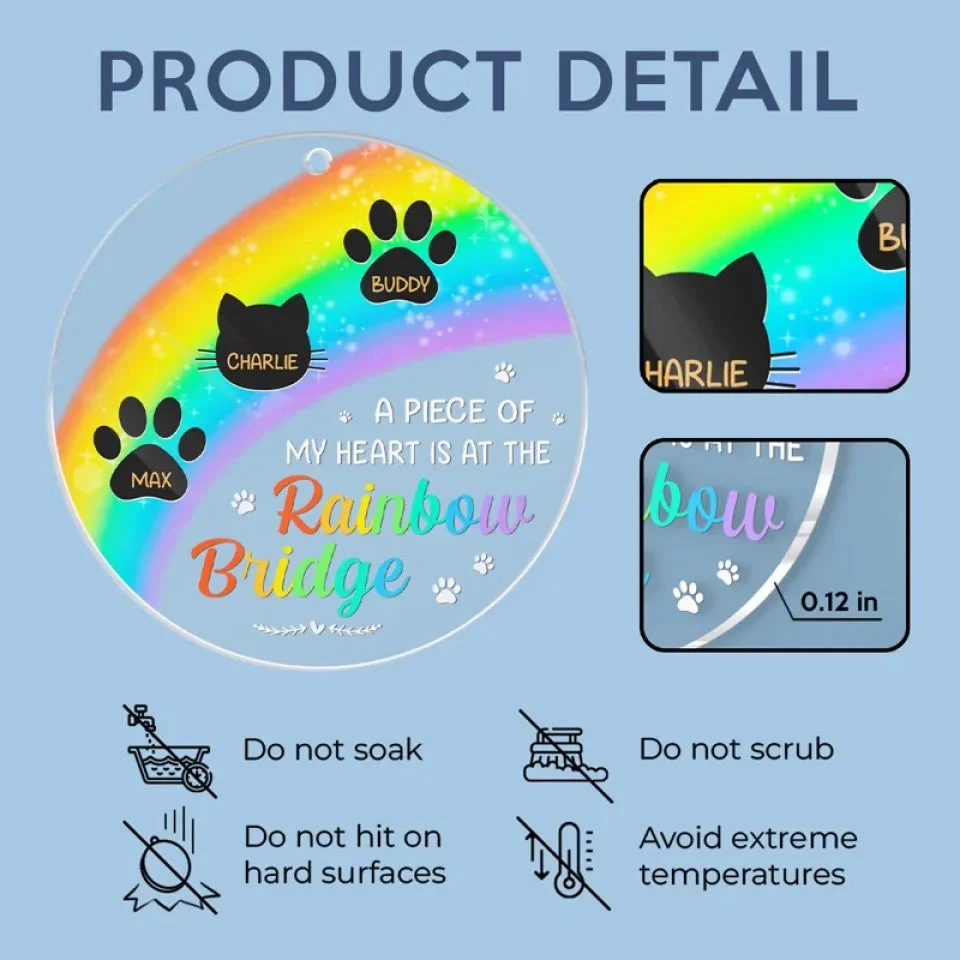 Much Loved Never Forgotten - Memorial Personalized Custom Car Ornament - Acrylic Custom Shaped - Sympathy Gift For Pet Owners, Pet Lovers 5 Much Loved Never Forgotten - Memorial Personalized Custom Car Ornament - Acrylic Custom Shaped - Sympathy Gift For Pet Owners, Pet Lovers - Image 5