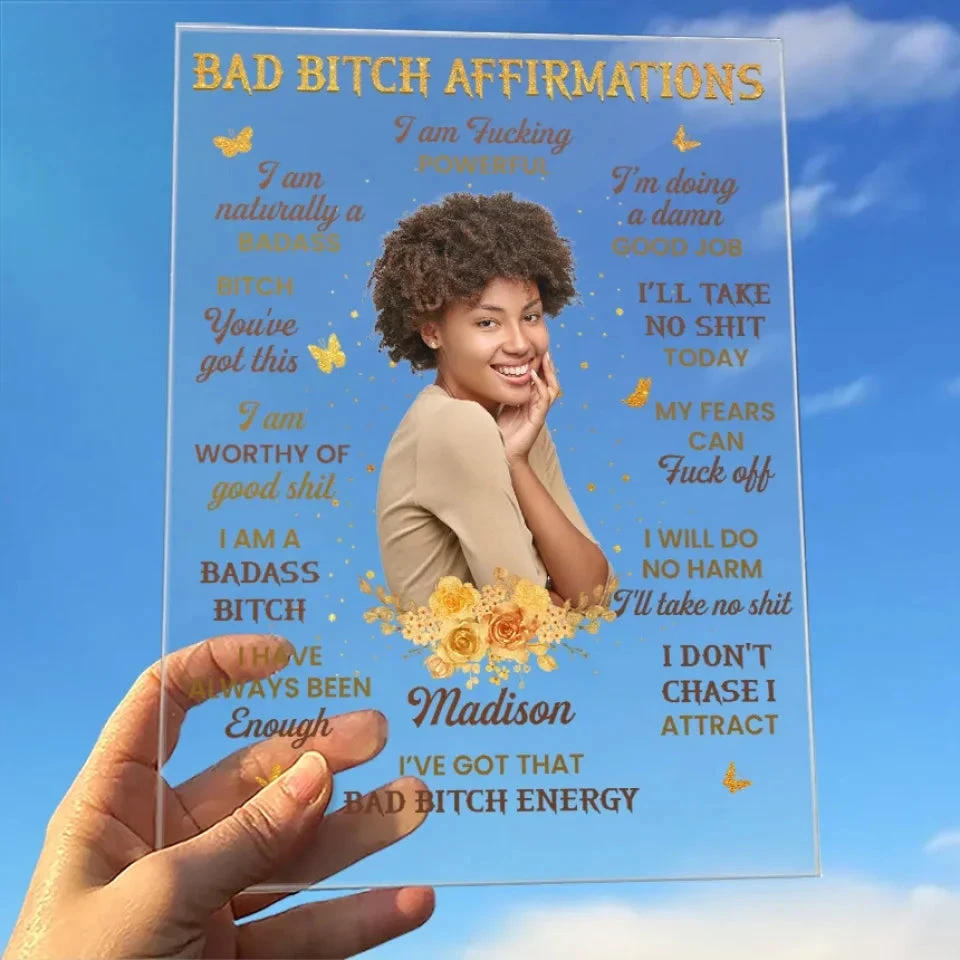 Custom Photo I Don't Chase I Attract Self-Love - Affirmation Personalized Custom Rectangle Shaped Acrylic Plaque - Gift For Yourself 3 Custom Photo I Don't Chase I Attract Self-Love - Affirmation Personalized Custom Rectangle Shaped Acrylic Plaque - Gift For Yourself - Image 3