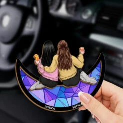 Friends Who Slay - Bestie Personalized Custom Car Visor Clip - Gift For Best Friends, BFF, Sisters 6 Friends Who Slay - Bestie Personalized Custom Car Visor Clip - Gift For Best Friends, BFF, Sisters -Pawfect House Store 675c0af7c9fe4