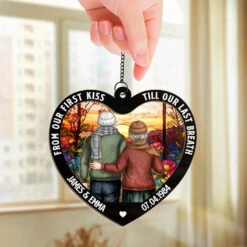 God Blessed The Broken Road - Couple Personalized Window Hanging Suncatcher Ornament - Gift For Husband Wife, Anniversary 7 God Blessed The Broken Road - Couple Personalized Window Hanging Suncatcher Ornament - Gift For Husband Wife, Anniversary -Pawfect House Store 675c119c3eec7