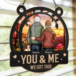 You And Me Together Forever - Couple Personalized Window Hanging Suncatcher Ornament - Gift For Husband Wife, Anniversary 8 You And Me Together Forever - Couple Personalized Window Hanging Suncatcher Ornament - Gift For Husband Wife, Anniversary -Pawfect House Store 675c6330bb04f