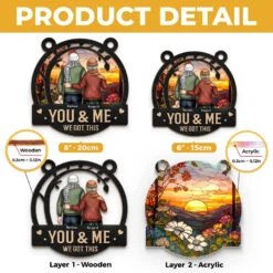 You And Me Together Forever - Couple Personalized Window Hanging Suncatcher Ornament - Gift For Husband Wife, Anniversary 9 You And Me Together Forever - Couple Personalized Window Hanging Suncatcher Ornament - Gift For Husband Wife, Anniversary -Pawfect House Store 675c63c350b4d