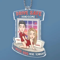 Road Trippin - Couple Personalized Custom Car Ornament - Acrylic Custom Shaped - Gift For Husband Wife, Anniversary -Pawfect House Store 675d24908983b