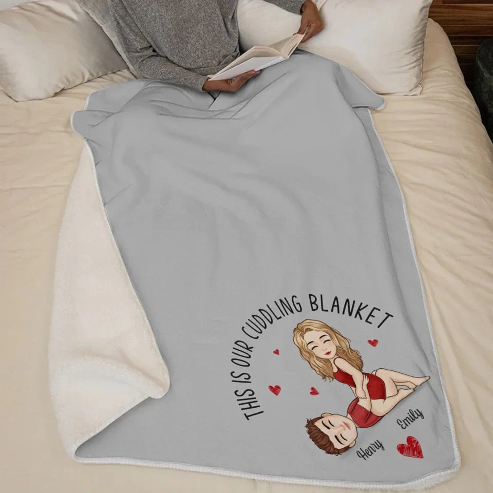 You Are My Favorite Thing To Do - Couple Personalized Custom Blanket - Gift For Husband Wife, Anniversary 6 You Are My Favorite Thing To Do - Couple Personalized Custom Blanket - Gift For Husband Wife, Anniversary - Image 6