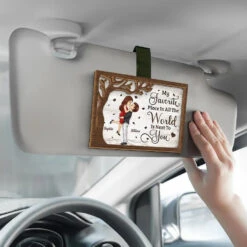 You Are My Sunshine On The Cloudiest Days - Couple Personalized Custom Car Visor Clip - Gift For Husband Wife, Anniversary 7 You Are My Sunshine On The Cloudiest Days - Couple Personalized Custom Car Visor Clip - Gift For Husband Wife, Anniversary -Pawfect House Store 675fcc5443804