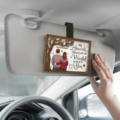 Together Is My Favorite Place To Be - Couple Personalized Custom Car Visor Clip - Gift For Husband Wife, Anniversary 7 Together Is My Favorite Place To Be - Couple Personalized Custom Car Visor Clip - Gift For Husband Wife, Anniversary -Pawfect House Store 675ffb81372fa