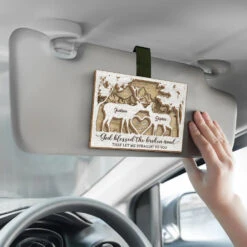 With You, Every Path Feels Like A Forest Of Love - Couple Personalized Custom Car Visor Clip - Gift For Husband Wife, Anniversary 7 With You, Every Path Feels Like A Forest Of Love - Couple Personalized Custom Car Visor Clip - Gift For Husband Wife, Anniversary -Pawfect House Store 6760c443784c8