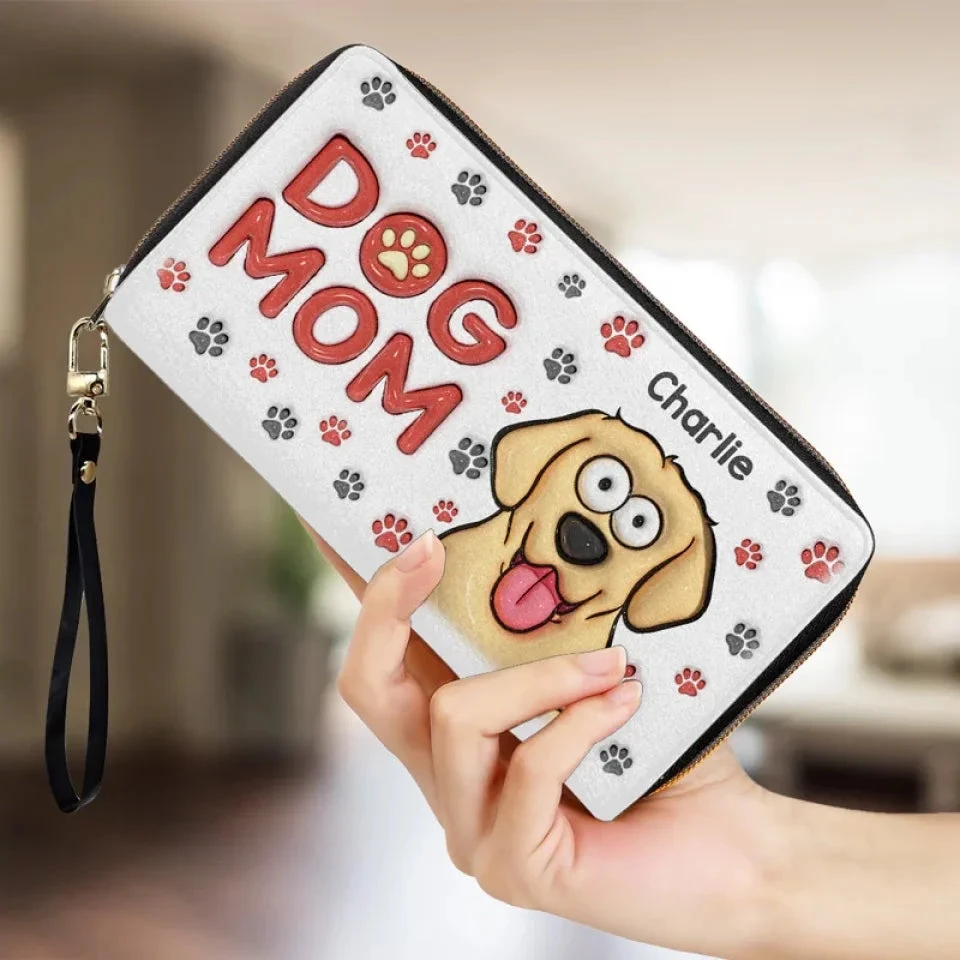 A Peek Of Paws, A Moment Of Pawsitivity - Dog & Cat Personalized Custom 3D Inflated Effect Printed Leather Long Wallet - Gift For Pet Owners, Pet Lovers 4 A Peek Of Paws, A Moment Of Pawsitivity - Dog & Cat Personalized Custom 3D Inflated Effect Printed Leather Long Wallet - Gift For Pet Owners, Pet Lovers - Image 4