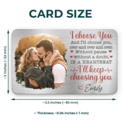 Custom Photo Happier With You - Couple Personalized Custom Aluminum Wallet Card - Gift For Husband Wife, Anniversary 8 Custom Photo Happier With You - Couple Personalized Custom Aluminum Wallet Card - Gift For Husband Wife, Anniversary -Pawfect House Store 67613e05a2759