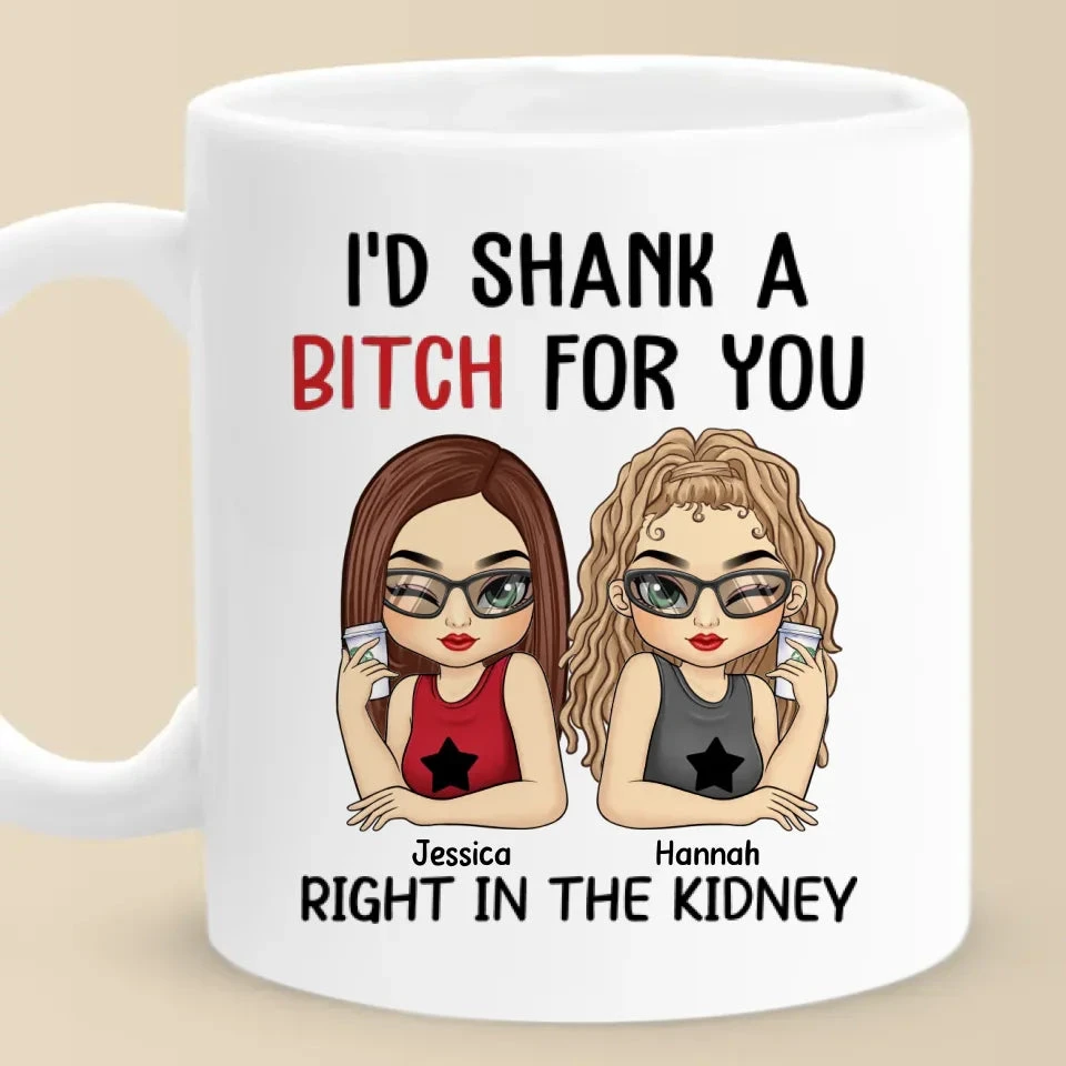 In The Sweetness Of Friendship Let There Be Laughter - Bestie Personalized Custom Mug - Gift For Best Friends, BFF, Sisters 2 In The Sweetness Of Friendship Let There Be Laughter - Bestie Personalized Custom Mug - Gift For Best Friends, BFF, Sisters - Image 2