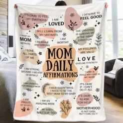 I Love All Parts Of Me - Affirmation Personalized Custom Blanket - Gift For Mom, Family Members, Yourself -Pawfect House Store 6761675b070af