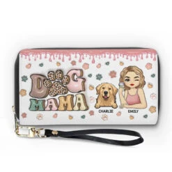 Unconditional Love Comes With Four Paws - Dog & Cat Personalized Custom 3D Inflated Effect Printed Leather Long Wallet - Gift For Pet Owners, Pet Lovers