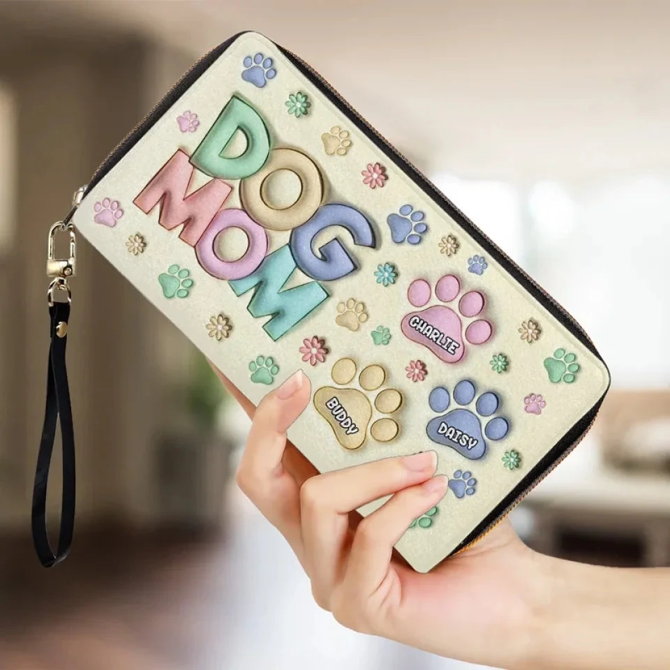 Happiness Is A Warm Paw - Dog & Cat Personalized Custom 3D Inflated Effect Printed Leather Long Wallet - Gift For Pet Owners, Pet Lovers 4 Happiness Is A Warm Paw - Dog & Cat Personalized Custom 3D Inflated Effect Printed Leather Long Wallet - Gift For Pet Owners, Pet Lovers - Image 4