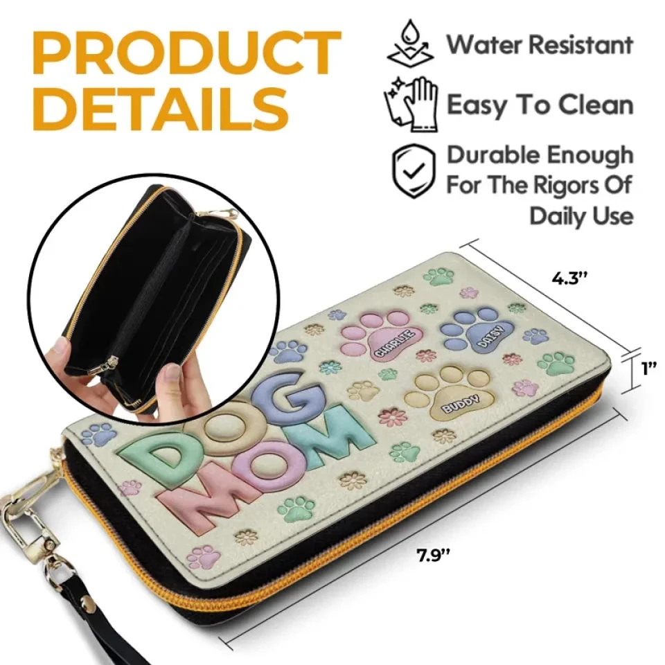 Happiness Is A Warm Paw - Dog & Cat Personalized Custom 3D Inflated Effect Printed Leather Long Wallet - Gift For Pet Owners, Pet Lovers 6 Happiness Is A Warm Paw - Dog & Cat Personalized Custom 3D Inflated Effect Printed Leather Long Wallet - Gift For Pet Owners, Pet Lovers - Image 6