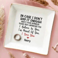 You're Sexy, I Appreciate You - Couple Personalized Custom Jewelry Dish - Gift For Husband Wife, Anniversary 7 You're Sexy, I Appreciate You - Couple Personalized Custom Jewelry Dish - Gift For Husband Wife, Anniversary -Pawfect House Store 6762409246be6