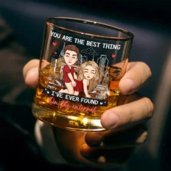 Forever Is Better With You - Couple Personalized Custom Whiskey Glass - Gift For Husband Wife, Anniversary -Pawfect House Store 6762791ba4ea1