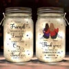 Always Better Together - Bestie Personalized Custom Mason Jar Light - Gift For Best Friends, BFF, Sisters