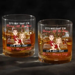 It’s Your Charm That Takes Over My Mind - Couple Personalized Custom Whiskey Glass - Gift For Husband Wife, Anniversary 8 It’s Your Charm That Takes Over My Mind - Couple Personalized Custom Whiskey Glass - Gift For Husband Wife, Anniversary -Pawfect House Store 67629be73a546