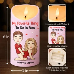 The Way You Tease Me Drives Me Crazy - Couple Personalized Custom LED Candle - Gift For Husband Wife, Anniversary 7 The Way You Tease Me Drives Me Crazy - Couple Personalized Custom LED Candle - Gift For Husband Wife, Anniversary -Pawfect House Store 6762abeec8236