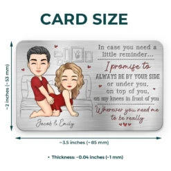 You Make My Heart Happy - Couple Personalized Custom Aluminum Wallet Card - Gift For Husband Wife, Anniversary -Pawfect House Store 6762d1735eb01 cf822ba5 4e70 4b6d 8a39 5aa43e551a34