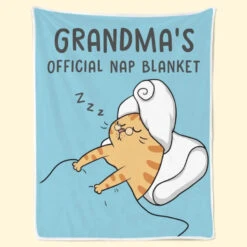 Mom's Official Nap Blanket - Family Personalized Custom Blanket - Gift For Family Members -Pawfect House Store 6763a49f76567