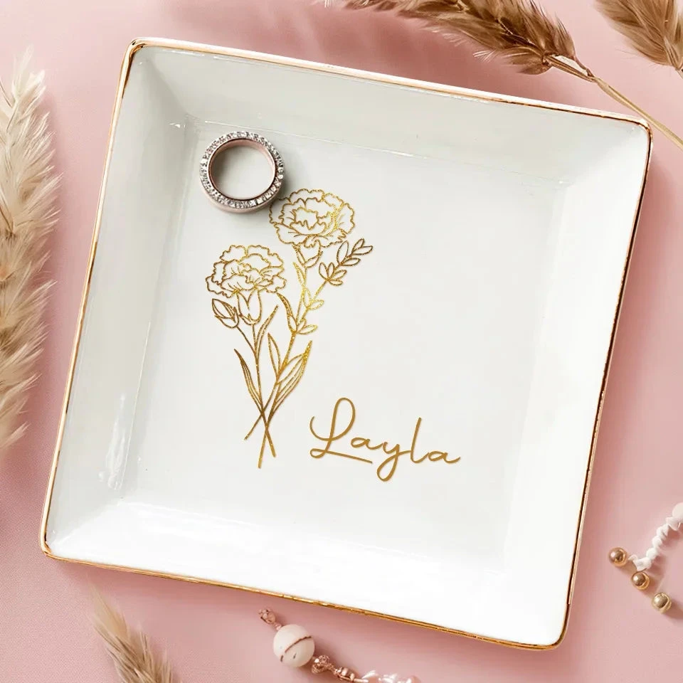 A Best Friend Is A Treasure Chest Of Memories And Laughter - Bestie Personalized Custom Jewelry Dish - Wedding Gift, Bridesmaid Gift For Best Friends, BFF, Sisters 3 A Best Friend Is A Treasure Chest Of Memories And Laughter - Bestie Personalized Custom Jewelry Dish - Wedding Gift, Bridesmaid Gift For Best Friends, BFF, Sisters - Image 3