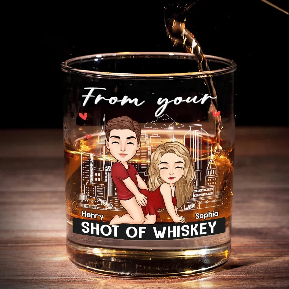 I Promise To Always Be By Your Side - Couple Personalized Custom Whiskey Glass - Gift For Husband Wife, Anniversary 4 I Promise To Always Be By Your Side - Couple Personalized Custom Whiskey Glass - Gift For Husband Wife, Anniversary - Image 4