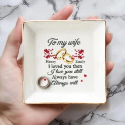 Another Year, Another Great Reason To Celebrate - Couple Personalized Custom Jewelry Dish - Gift For Husband Wife, Anniversary 8 Another Year, Another Great Reason To Celebrate - Couple Personalized Custom Jewelry Dish - Gift For Husband Wife, Anniversary -Pawfect House Store 6763f88dd14b7