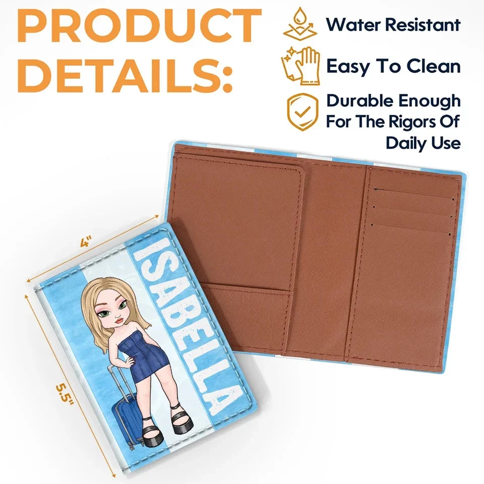 Wander Often, Wonder Always - Travel Personalized Custom Passport Cover, Passport Holder - Holiday Vacation Gift, Gift For Adventure Travel Lovers 4 Wander Often, Wonder Always - Travel Personalized Custom Passport Cover, Passport Holder - Holiday Vacation Gift, Gift For Adventure Travel Lovers - Image 4