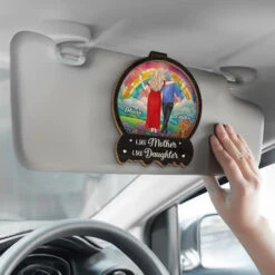 Forever My Mom, Always My Friend - Family Personalized Custom Car Visor Clip - Gift For Mom, Daughter 7 Forever My Mom, Always My Friend - Family Personalized Custom Car Visor Clip - Gift For Mom, Daughter -Pawfect House Store 6764f2f4f0132