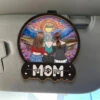 Moms Are A Daughter’s First Hero - Family Personalized Custom Car Visor Clip - Gift For Mom, Daughter