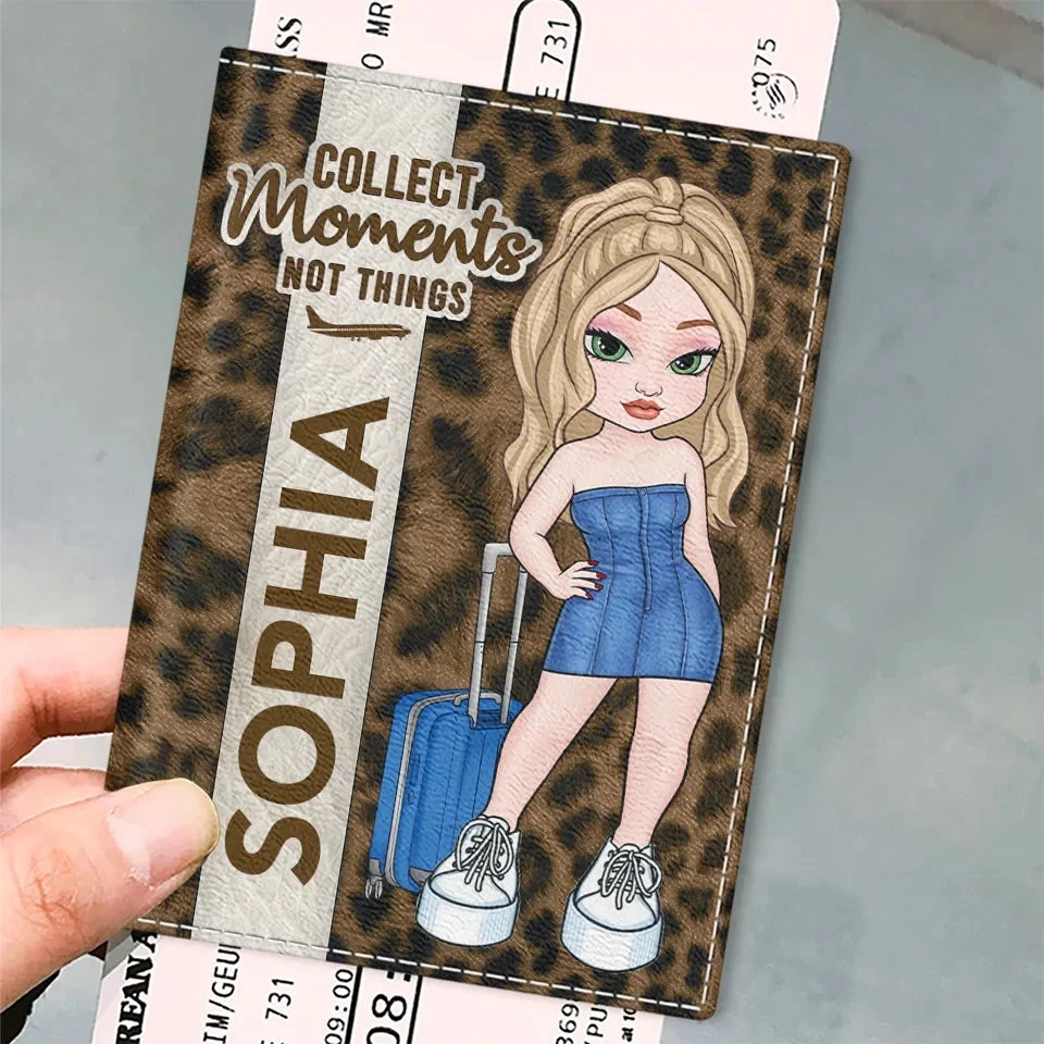 Wander Far, Live Fully - Travel Personalized Custom Passport Cover, Passport Holder - Holiday Vacation Gift, Gift For Adventure Travel Lovers 1 Wander Far, Live Fully - Travel Personalized Custom Passport Cover, Passport Holder - Holiday Vacation Gift, Gift For Adventure Travel Lovers